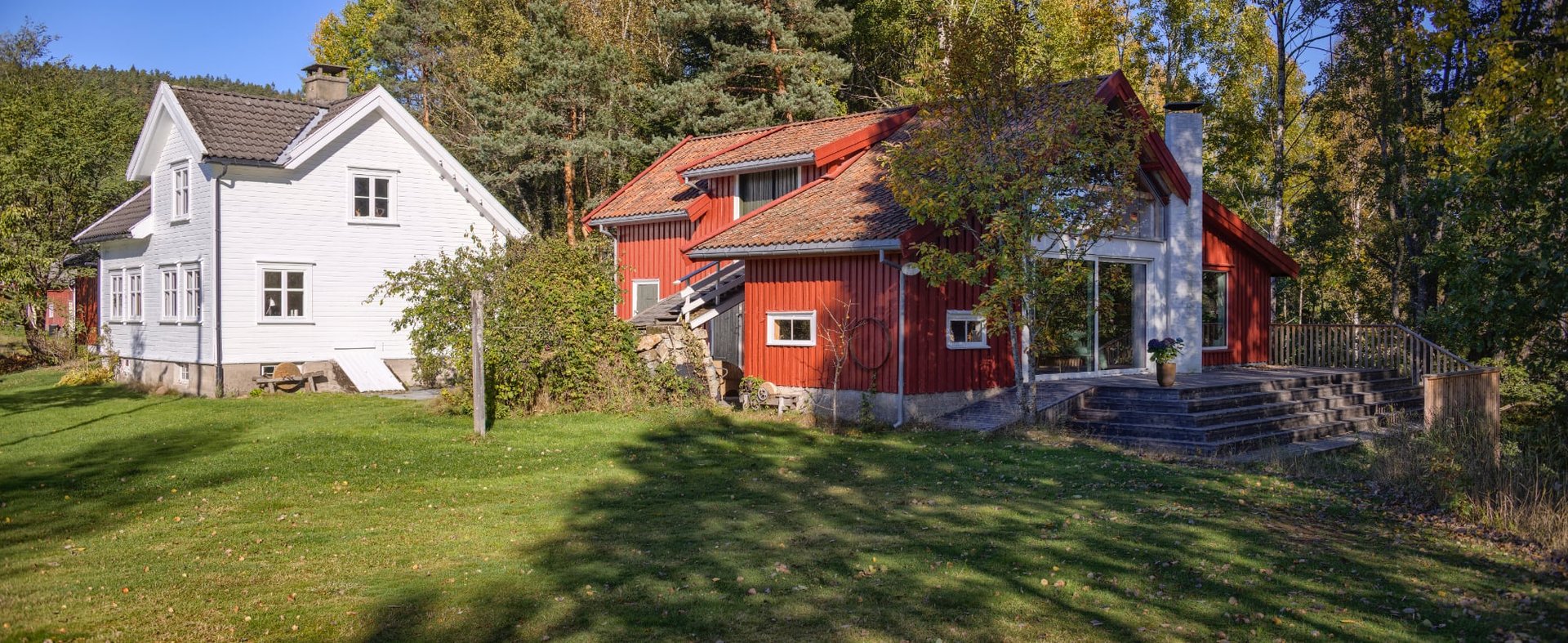 Flakk-låven på gardstunet