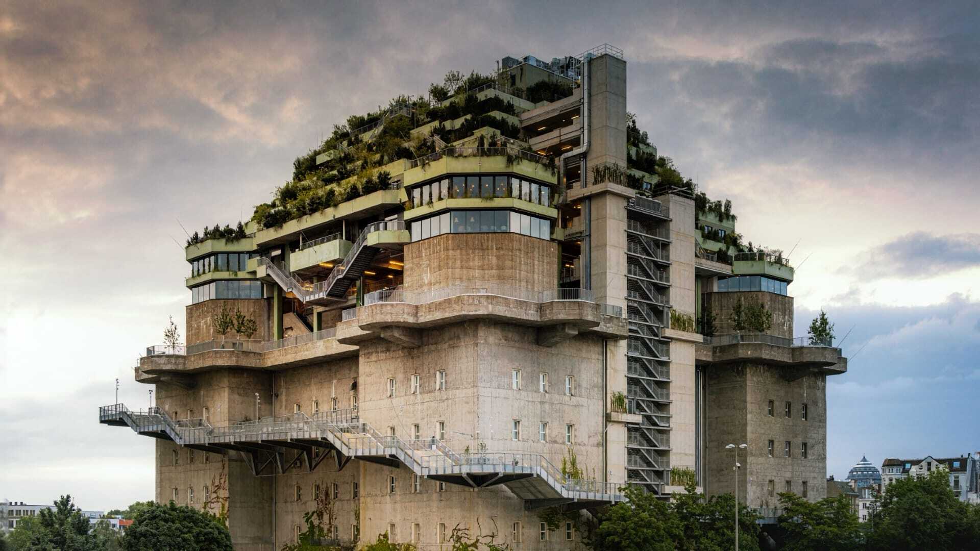 Den grønne bunkeren i Hamburg