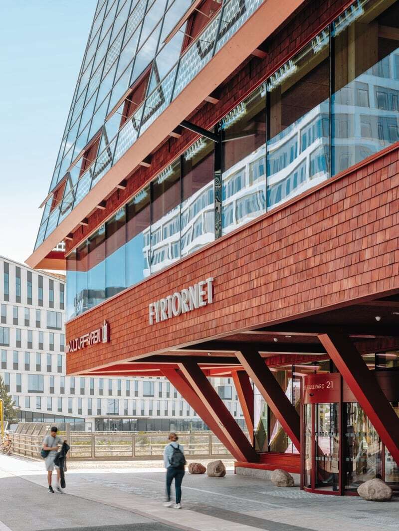 Inngangspartiet til Fyrtornet i Malmø