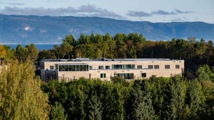 St. Olavs hospital plassert i naturskjønne omgivelser