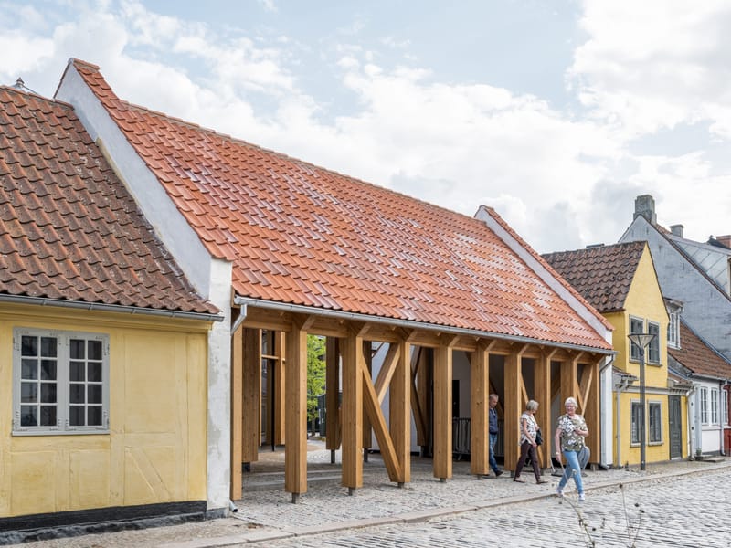 Inngangspartiet til H.C. Andersens hus
