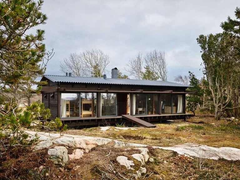 House Tjurpannan med glassfasader fra Schüco