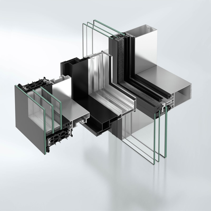 Schüco glassfasade Structural Glazing 