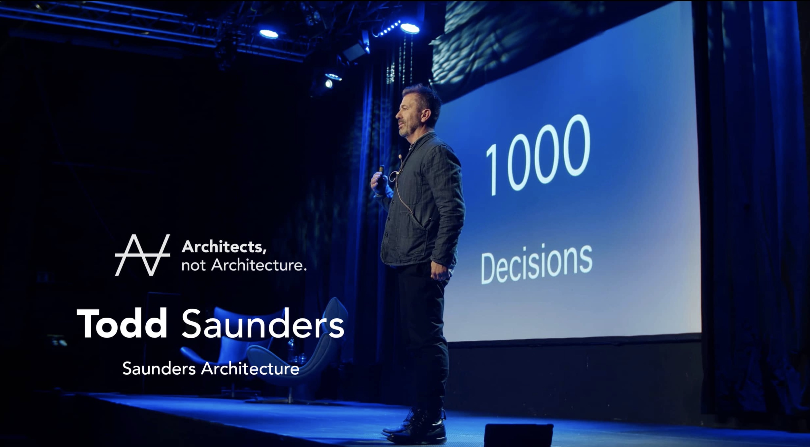 Architects, not Architecture video med Todd Saunders